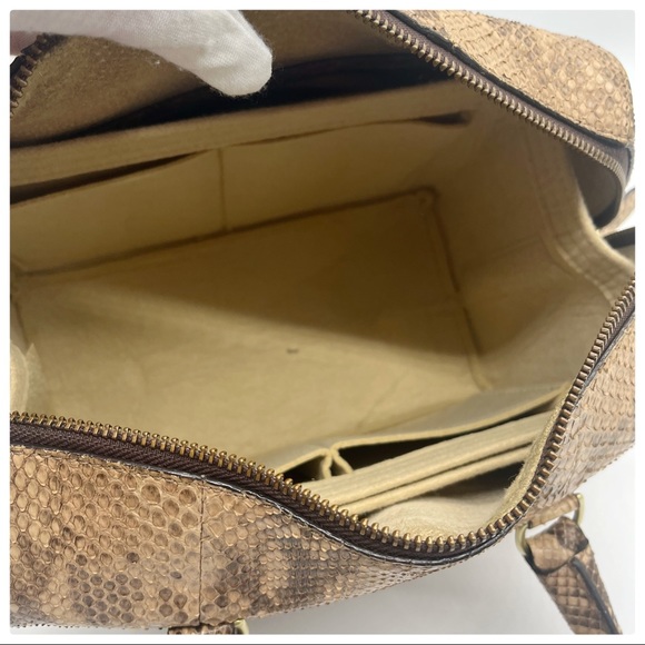 J&M DAVIDSON Python Boston Bag - Picture 17 of 17